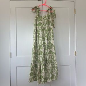 Show me your MuMu green printed maxi dress! NWT